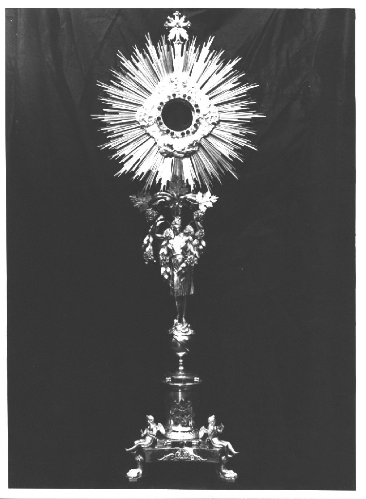 ostensorio monumentale di Scrigniari Filippo (sec. XIX)