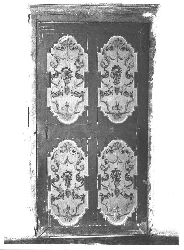 bussola, elemento d'insieme - ambito piacentino (primo quarto sec. XVIII)