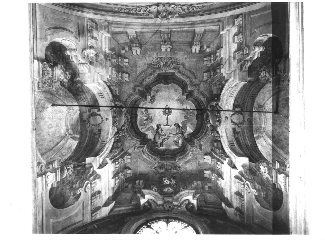 quadratura architettonica (decorazione pittorica) - ambito piacentino (primo quarto sec. XVIII)