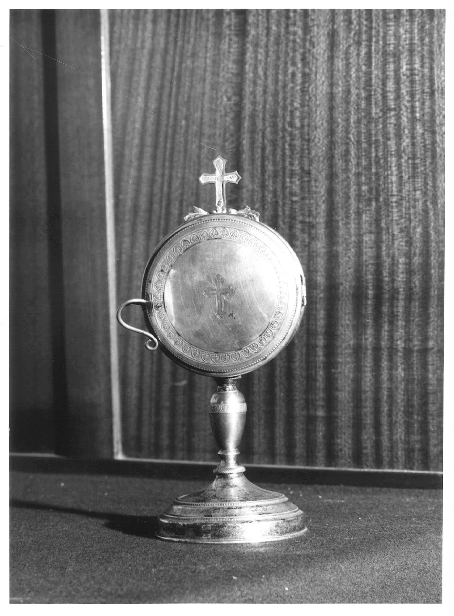 teca eucaristica - ambito piacentino (sec. XIX)