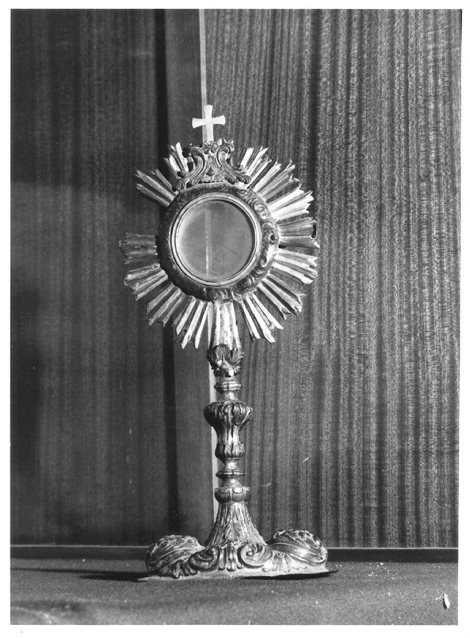 ostensorio - ambito piacentino (sec. XVIII)