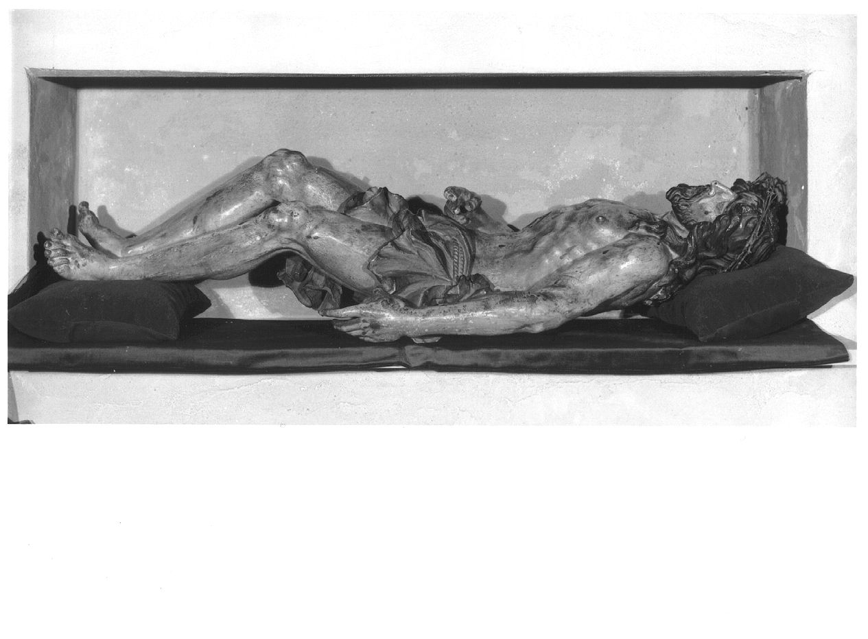 Cristo morto (statua) di Geernaert Jan Hermansz (attribuito) (sec. XVIII)