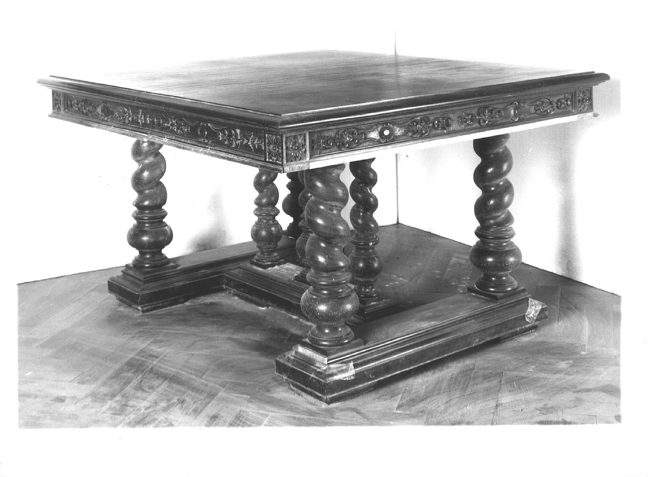 tavolo - ambito piacentino (seconda metà sec. XIX)