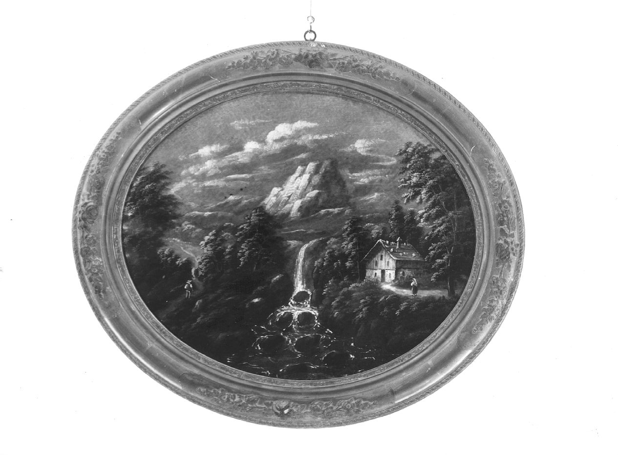 paesaggio (dipinto) - ambito piacentino (sec. XIX)