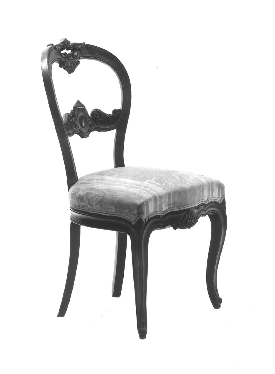 seggiola - ambito piacentino (metà sec. XIX)