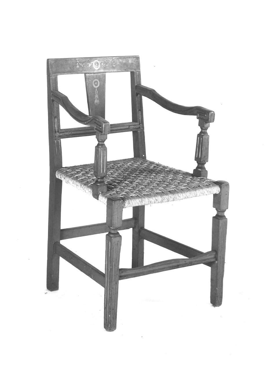 seggiola - ambito emiliano (fine sec. XVIII)