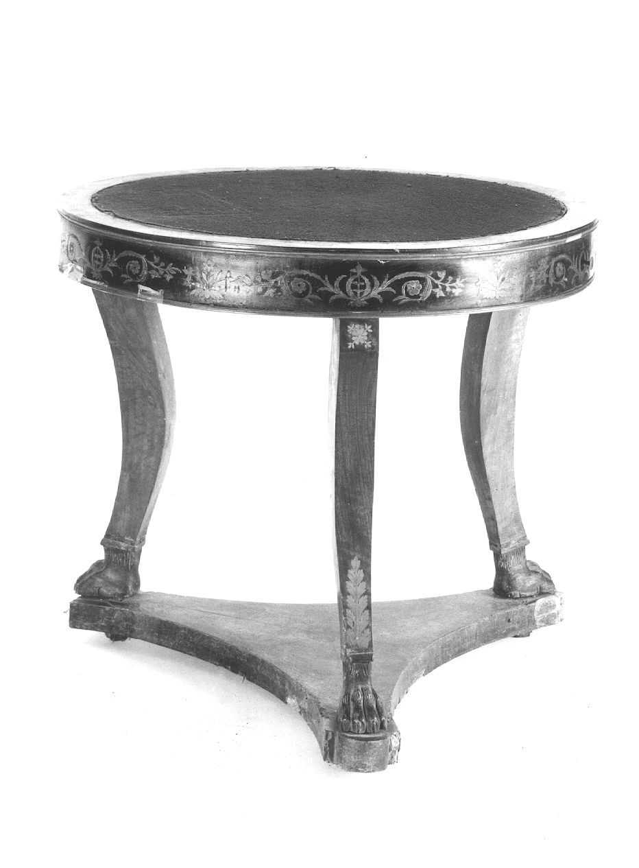 tavolo - ambito piacentino (inizio sec. XIX)