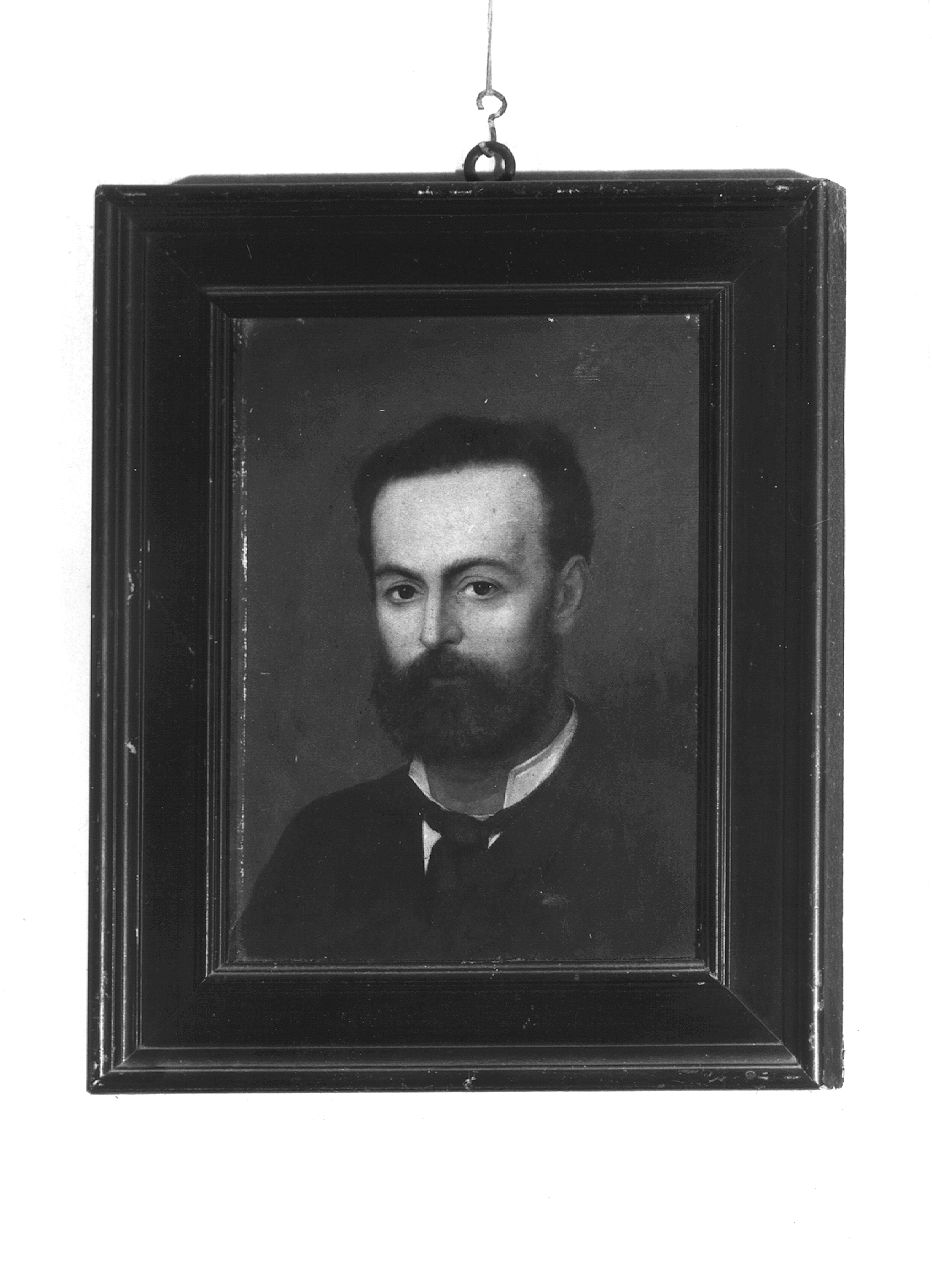 figura maschile (dipinto) - ambito piacentino (?) (fine sec. XIX)