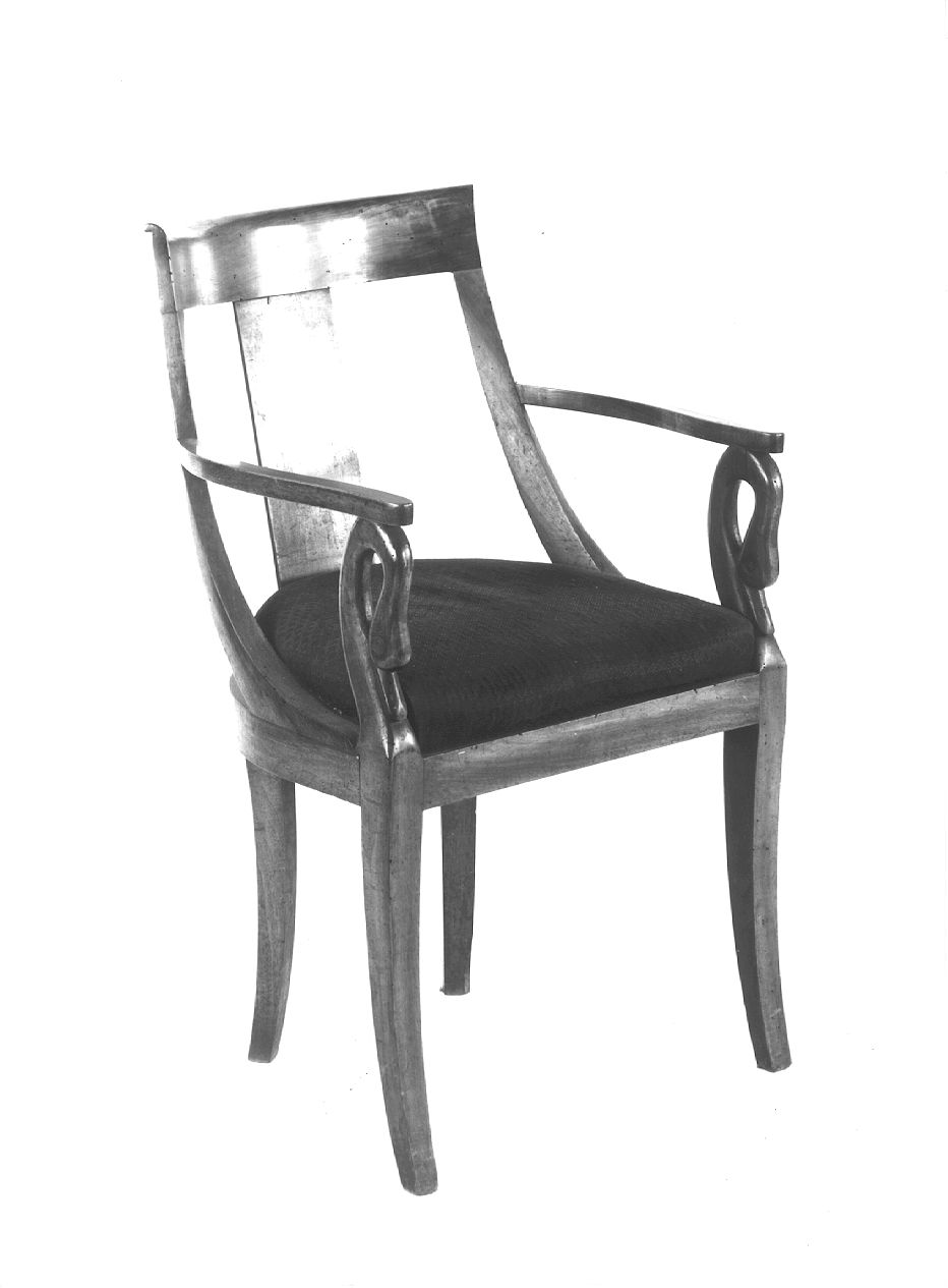 poltroncina - ambito emiliano (prima metà sec. XIX)