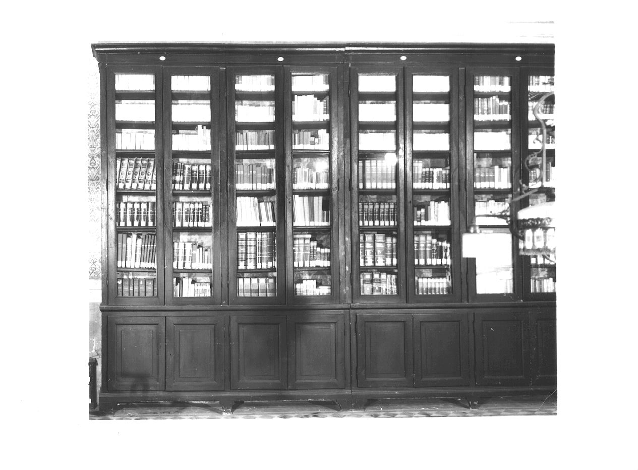libreria - ambito piacentino (seconda metà sec. XIX)