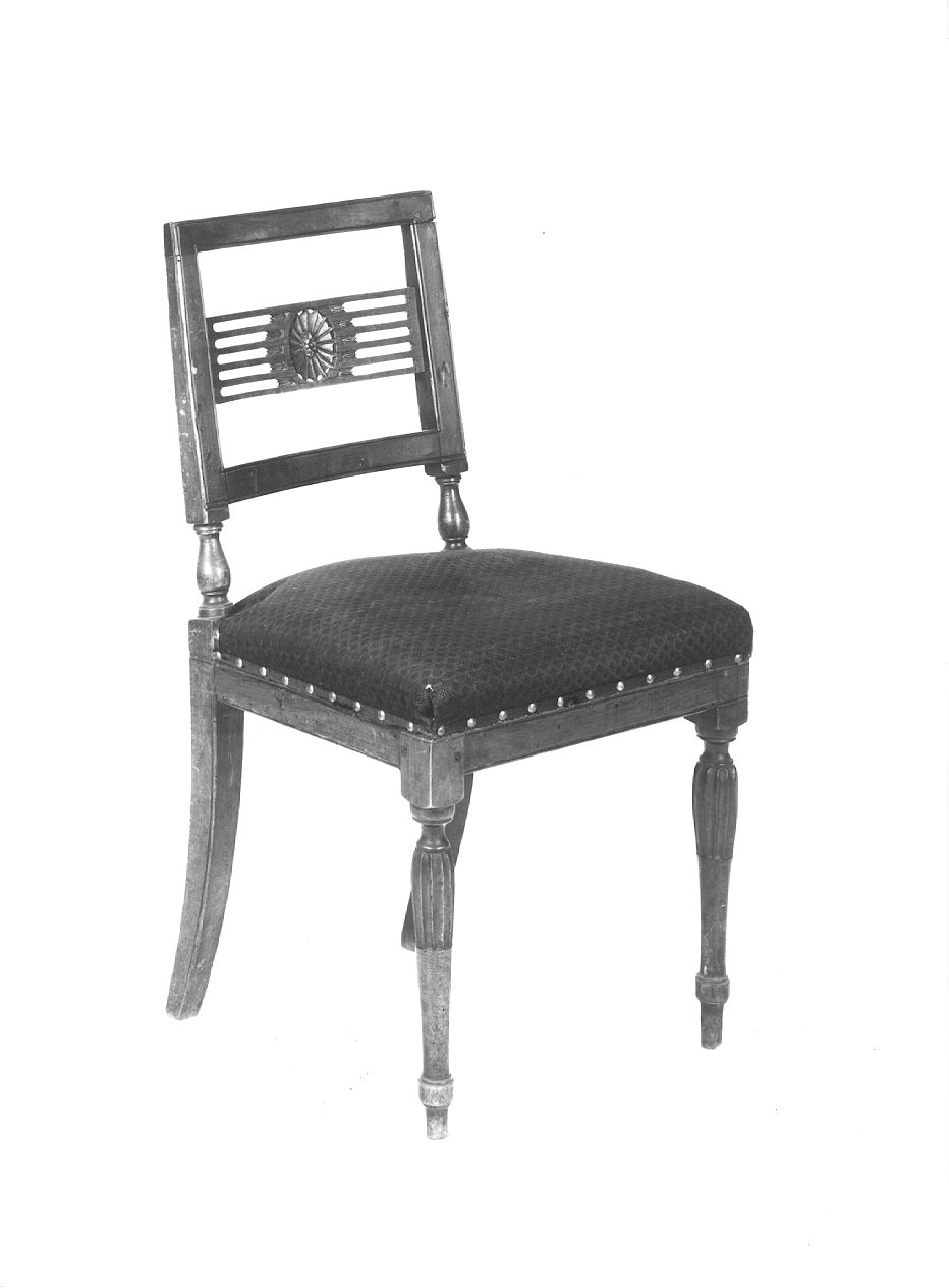 seggiola, serie - ambito piacentino (inizio sec. XIX)