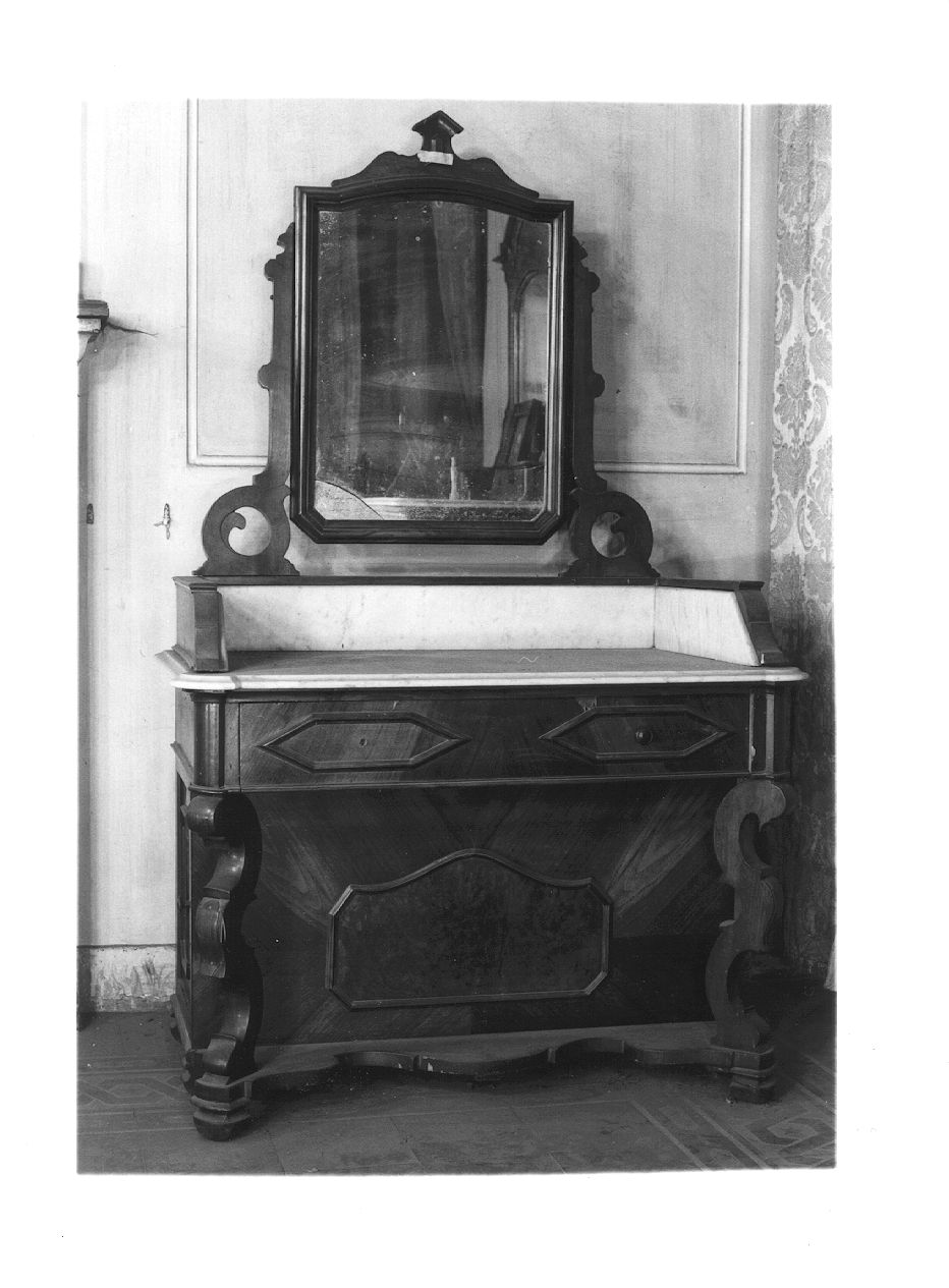 tavolino da toeletta - ambito piacentino (sec. XIX)