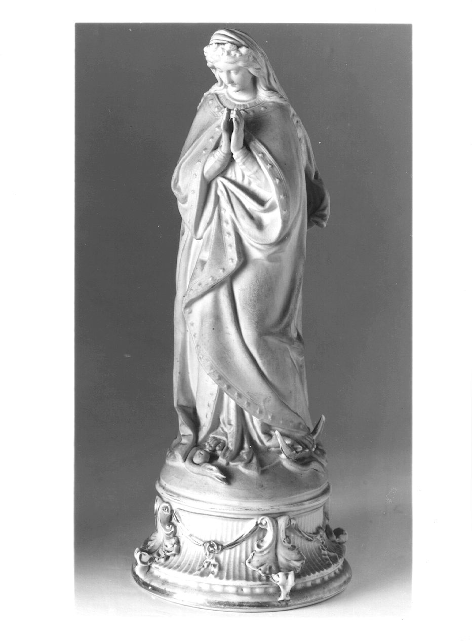 Madonna che sconfigge Satana (statuetta devozionale) - ambito piacentino (sec. XX)