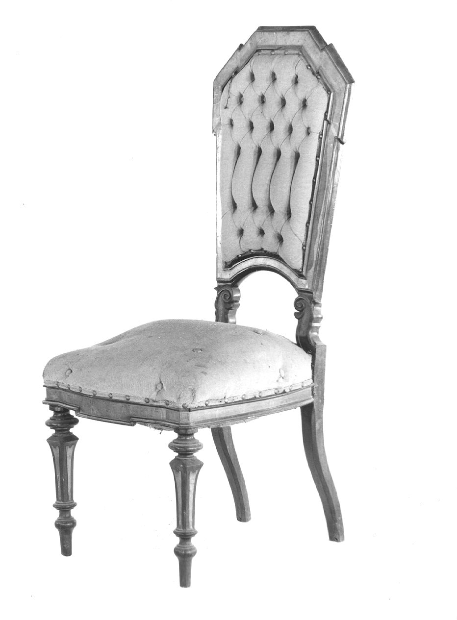 seggiola, serie - ambito piacentino (sec. XIX)