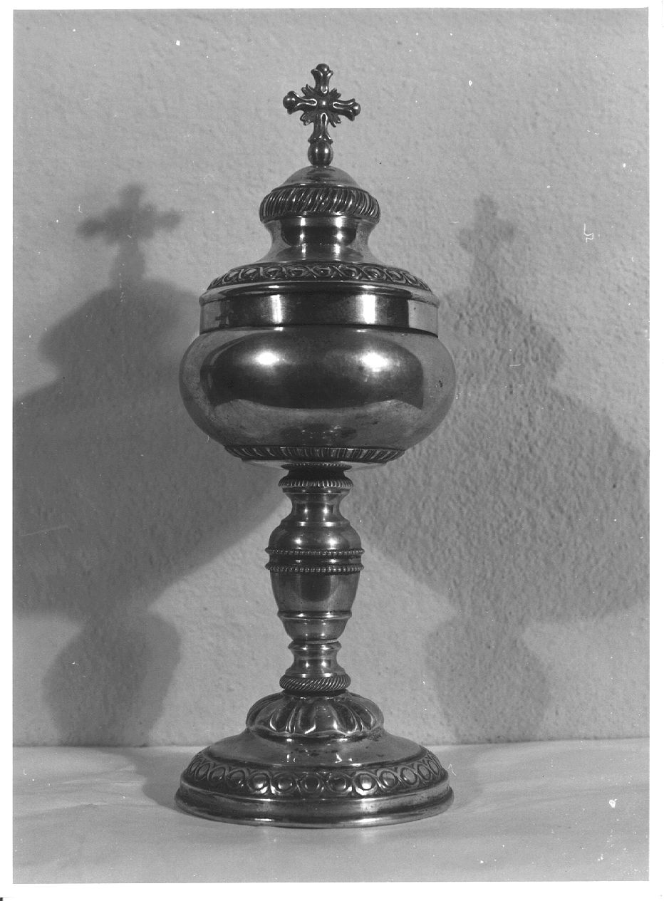 pisside - ambito piacentino (fine/inizio secc. XIX/ XX)