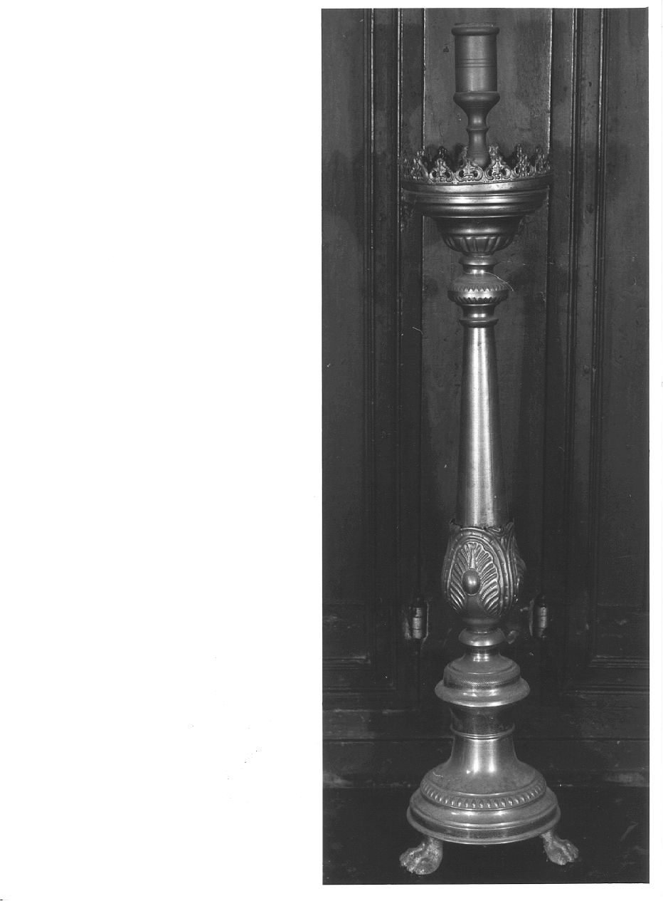 candeliere, serie - ambito piacentino (?) (sec. XIX)