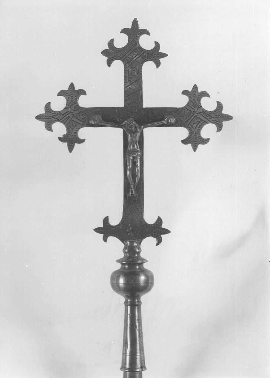 croce processionale - ambito emiliano-lombardo (sec. XVII)