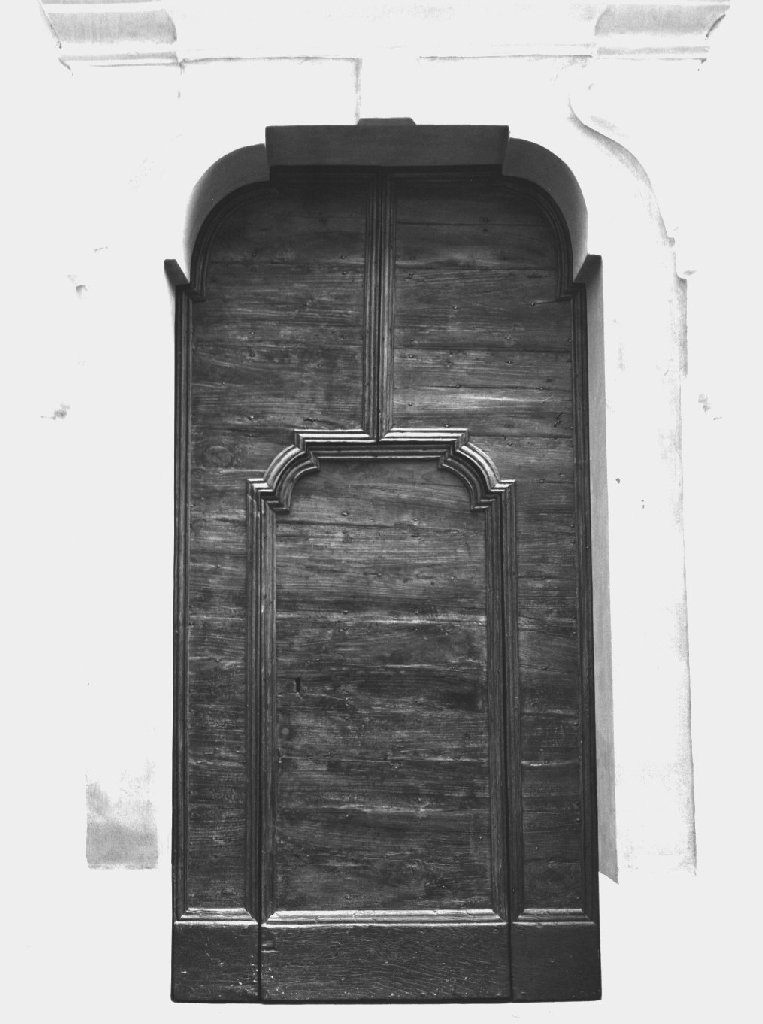 portone, opera isolata - ambito piacentino (sec. XVIII)