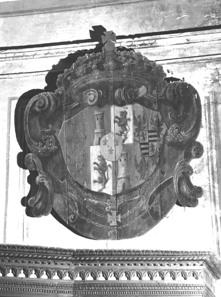 stemma (dipinto, opera isolata) - ambito piacentino (sec. XVIII)