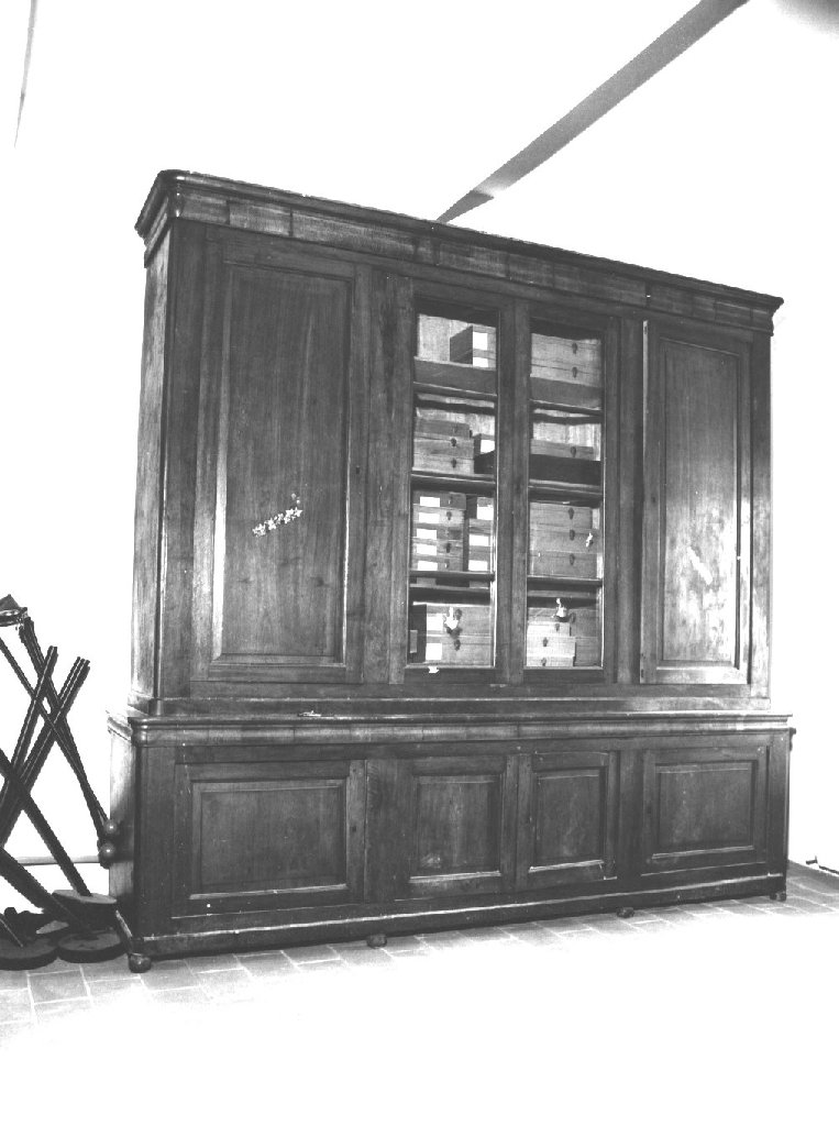 armadio per archivi, opera isolata - ambito piacentino (sec. XIX)