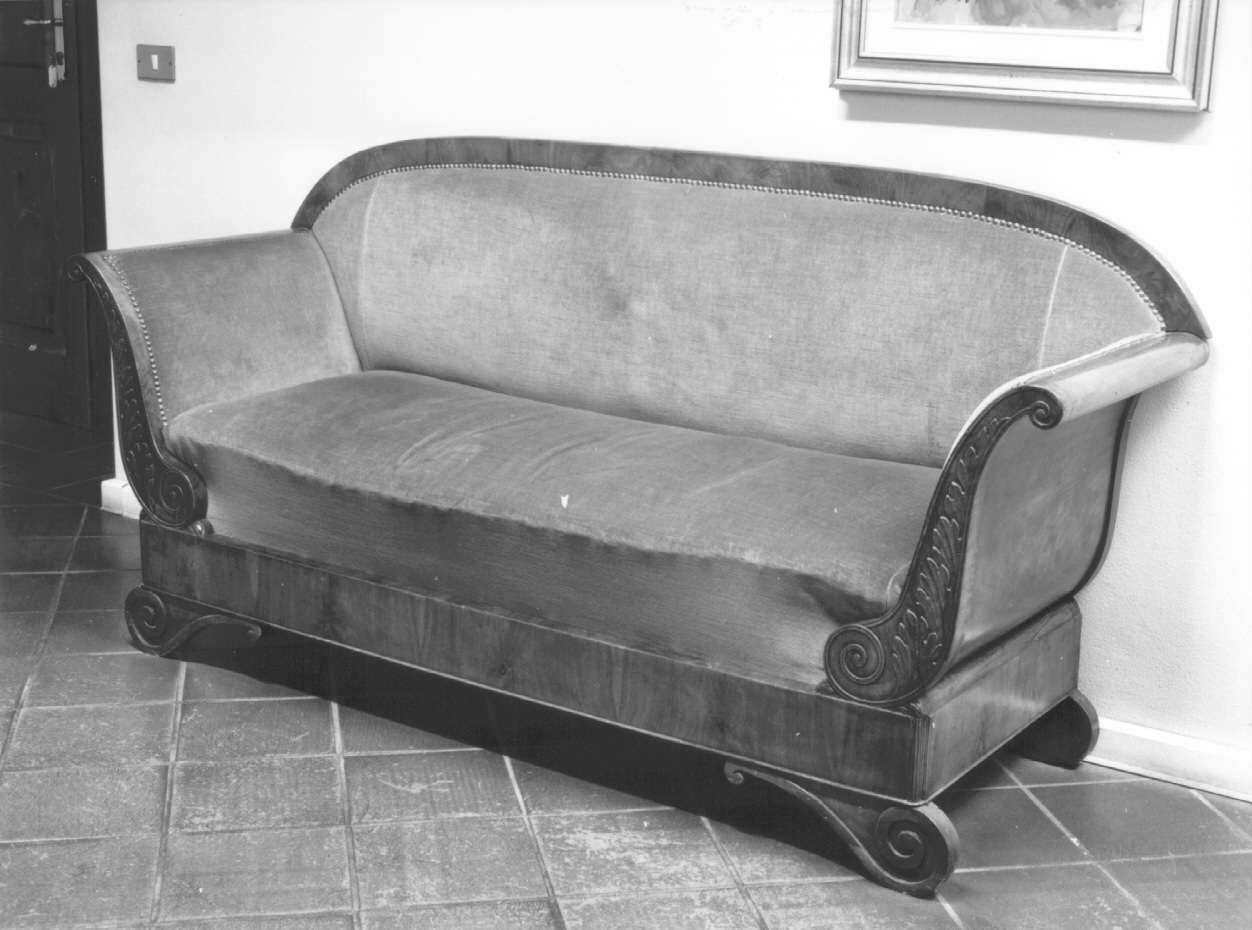 divano, opera isolata - ambito piacentino (sec. XIX)