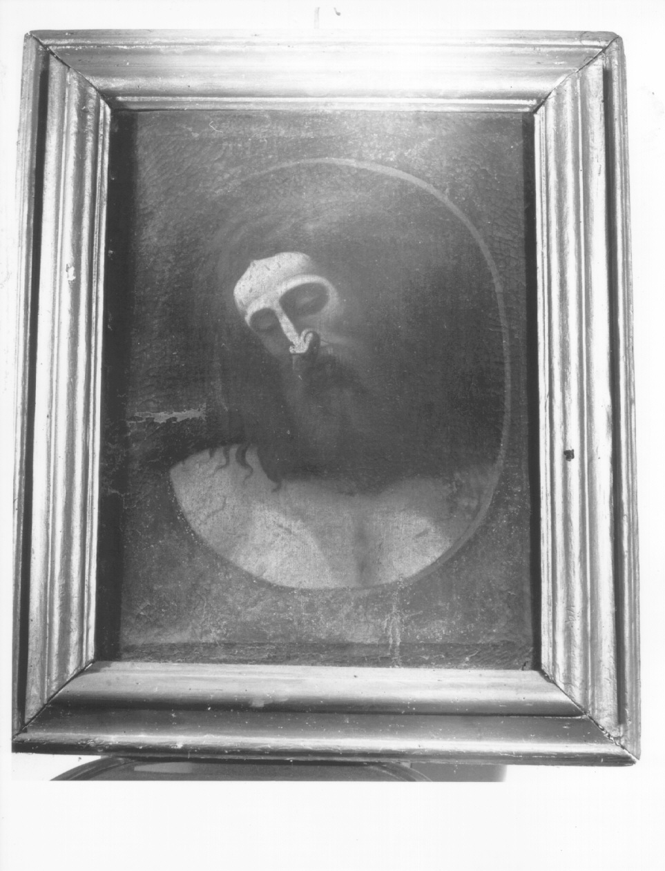 ecce homo (dipinto, opera isolata) - ambito emiliano-lombardo (sec. XVIII)