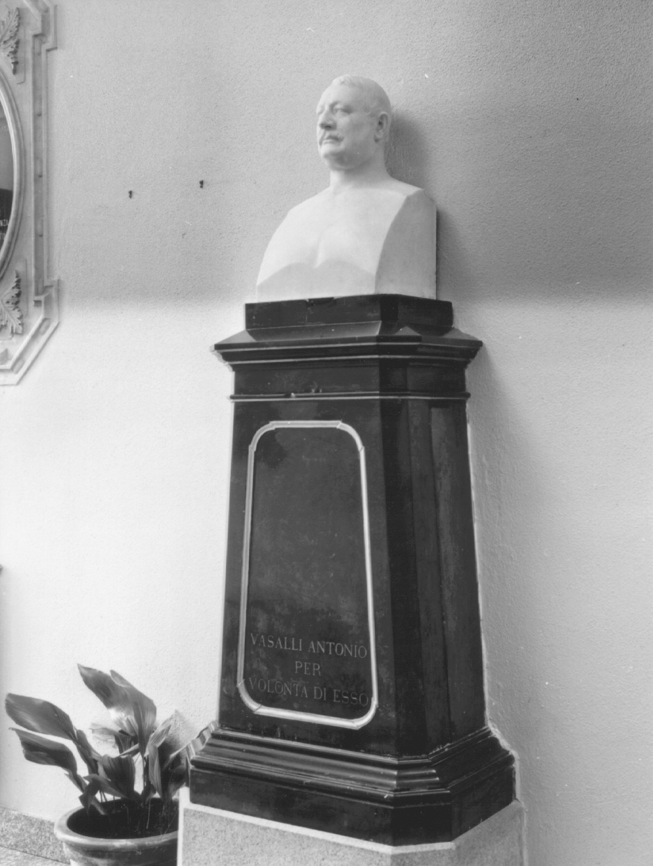 busto ritratto di Antonio Vassalli (scultura) di Argenti Giosuè (sec. XIX)
