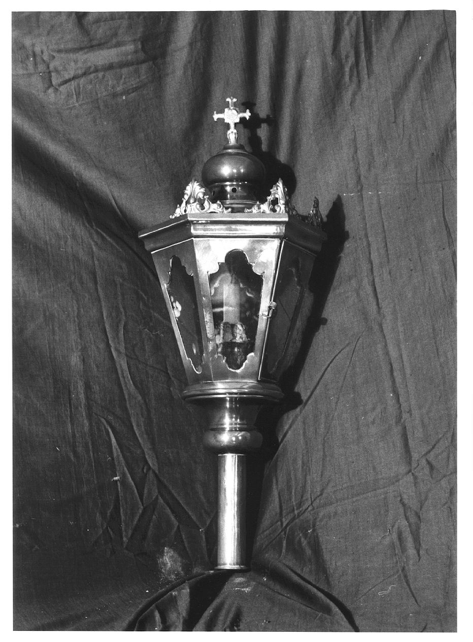 lanterna processionale, serie - produzione Italia settentrionale (ultimo quarto sec. XIX)