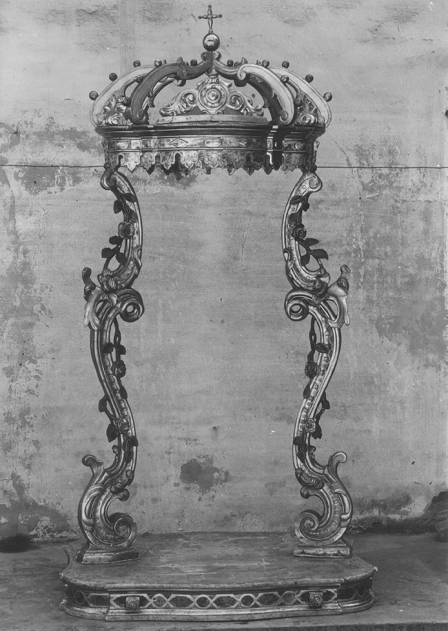 macchina processionale - ambito piacentino (seconda metà sec. XVIII)