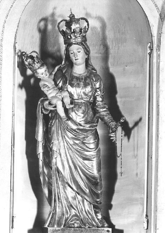 Madonna del Rosario (statua) - ambito veneziano (secondo quarto sec. XIX)