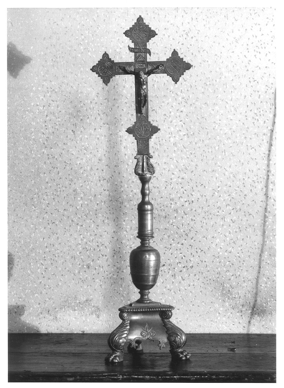 croce d'altare - produzione Italia settentrionale (seconda metà sec. XIX)