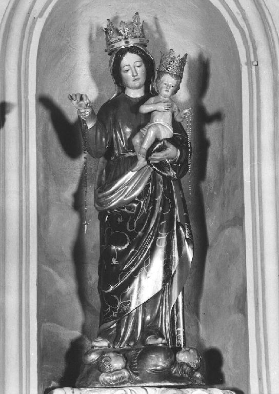 Madonna del Rosario (statua) - ambito piacentino (metà sec. XIX)