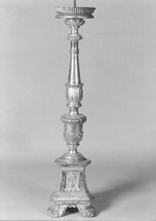 candeliere, serie - ambito parmense-piacentino (sec. XIX)