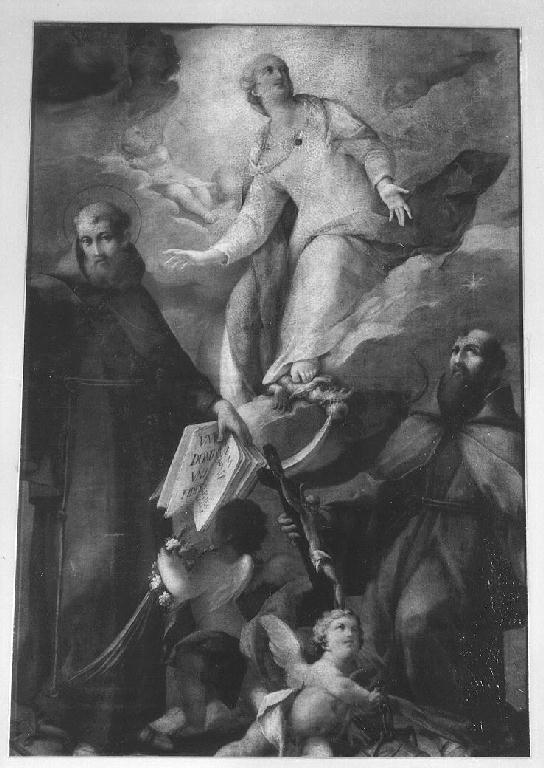 Madonna Immacolata e Santi (dipinto) - ambito lombardo (terzo quarto sec. XVIII)