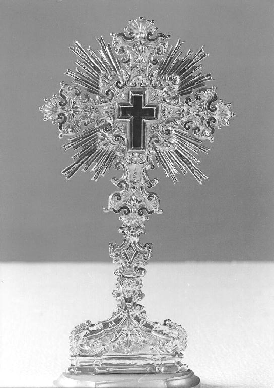 stauroteca - ambito piacentino (metà sec. XVIII)