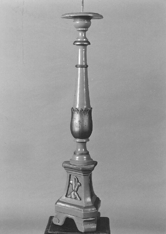 candeliere, serie - ambito parmense-piacentino (sec. XIX)