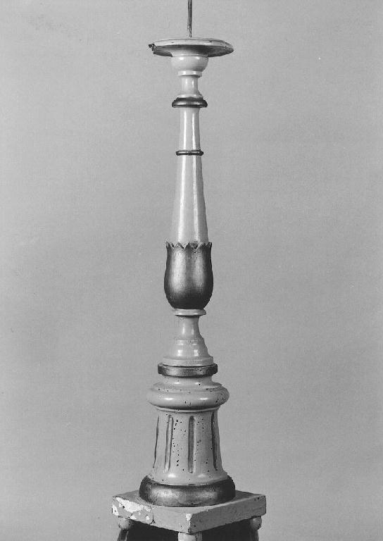 candeliere, serie - ambito parmense-piacentino (sec. XIX)