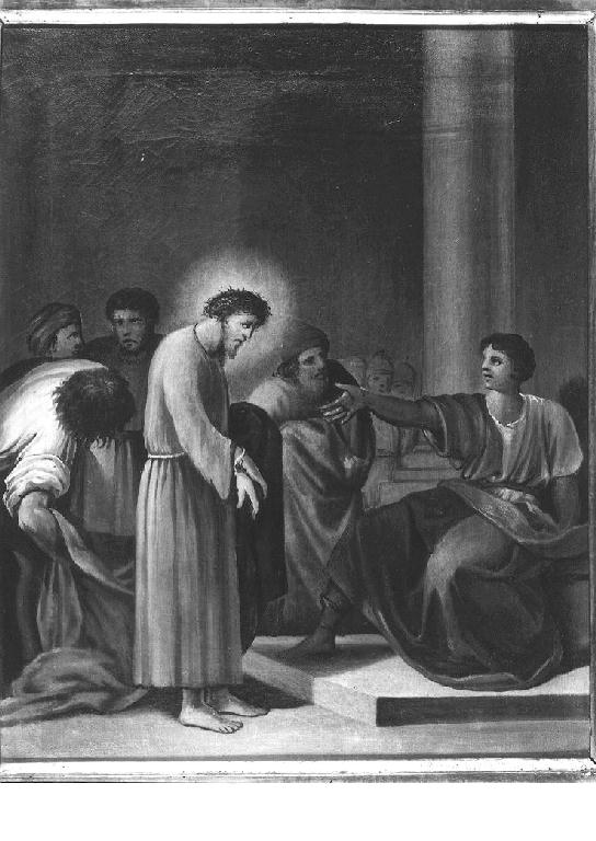 stazioni della Via Crucis (dipinto, ciclo) - ambito emiliano-lombardo (sec. XIX)