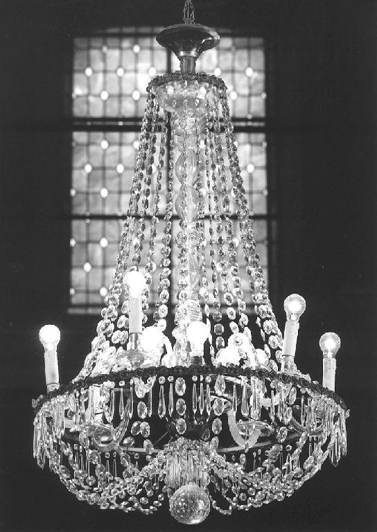 lampadario - a bracci - ambito Italia settentrionale (sec. XIX)