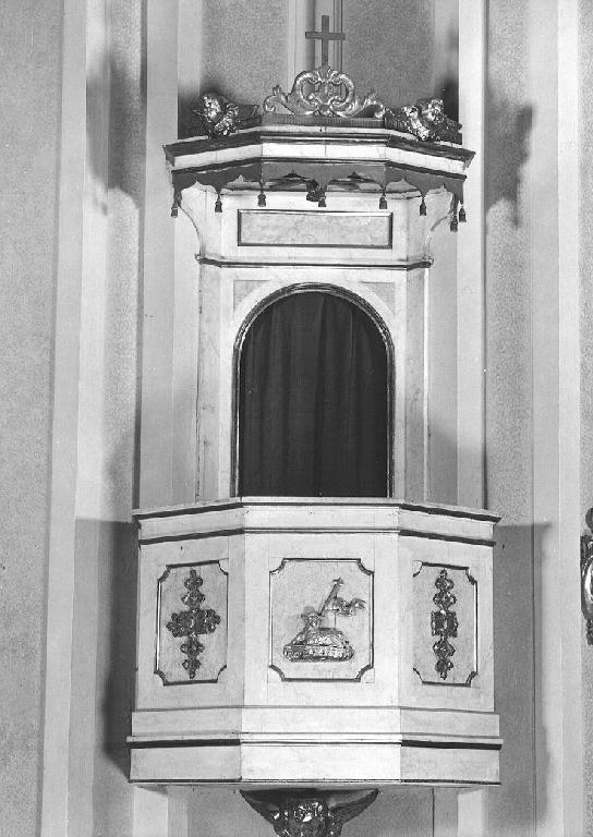 pulpito, serie - ambito emiliano-lombardo (terzo quarto sec. XIX)