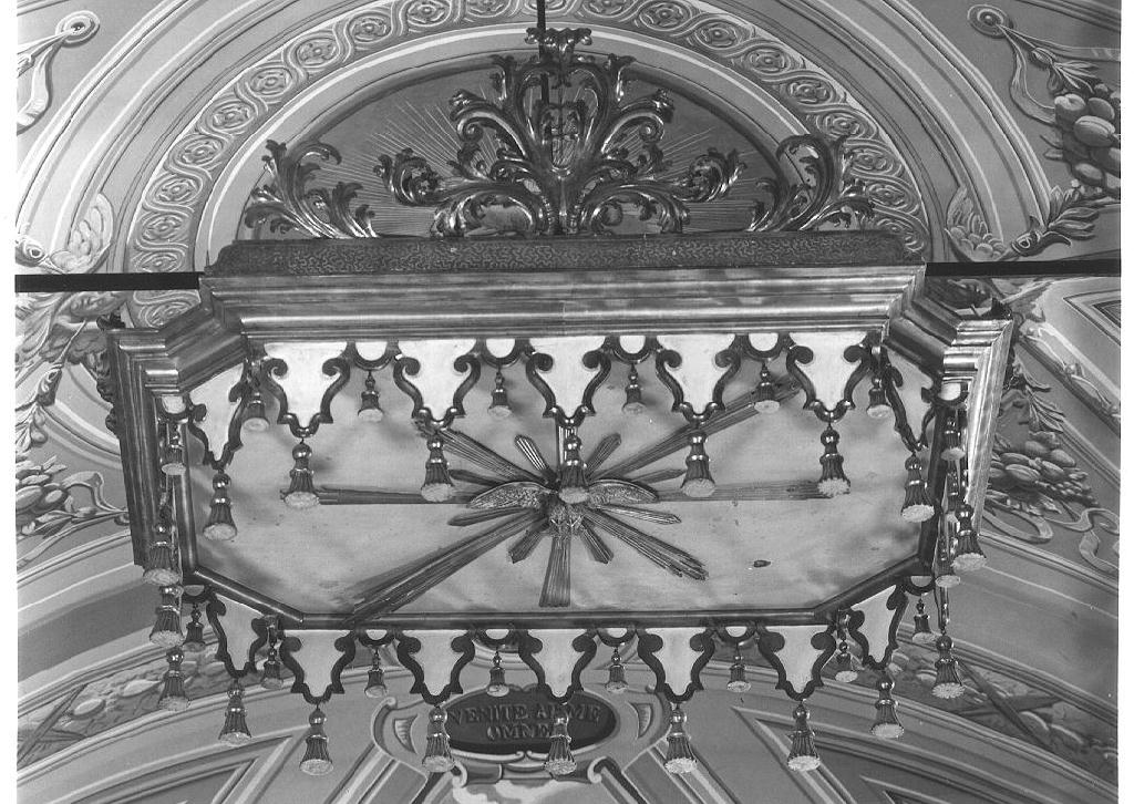 baldacchino d'altare - ambito parmense (seconda metà sec. XVIII)