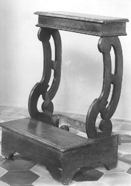 inginocchiatoio - ambito parmense-piacentino (sec. XVIII)