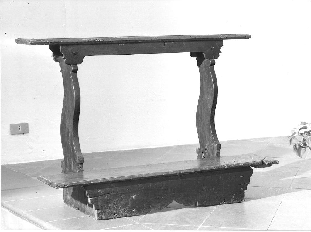 inginocchiatoio - manifattura piacentina (ultimo quarto sec. XIX)