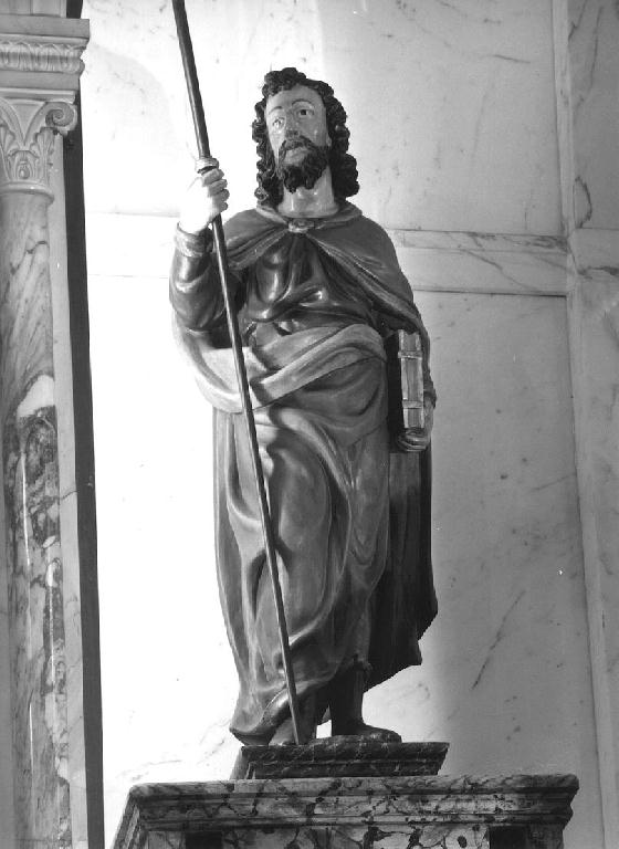 San Rocco (statua) - ambito ligure (seconda metà sec. XVII)