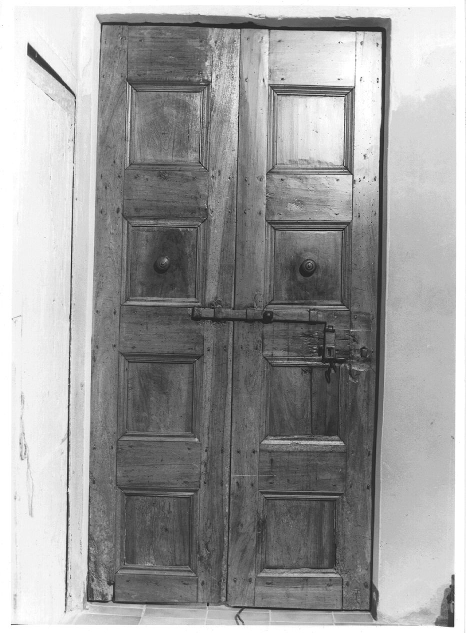 porta - a due battenti - ambito piacentino (sec. XIX)