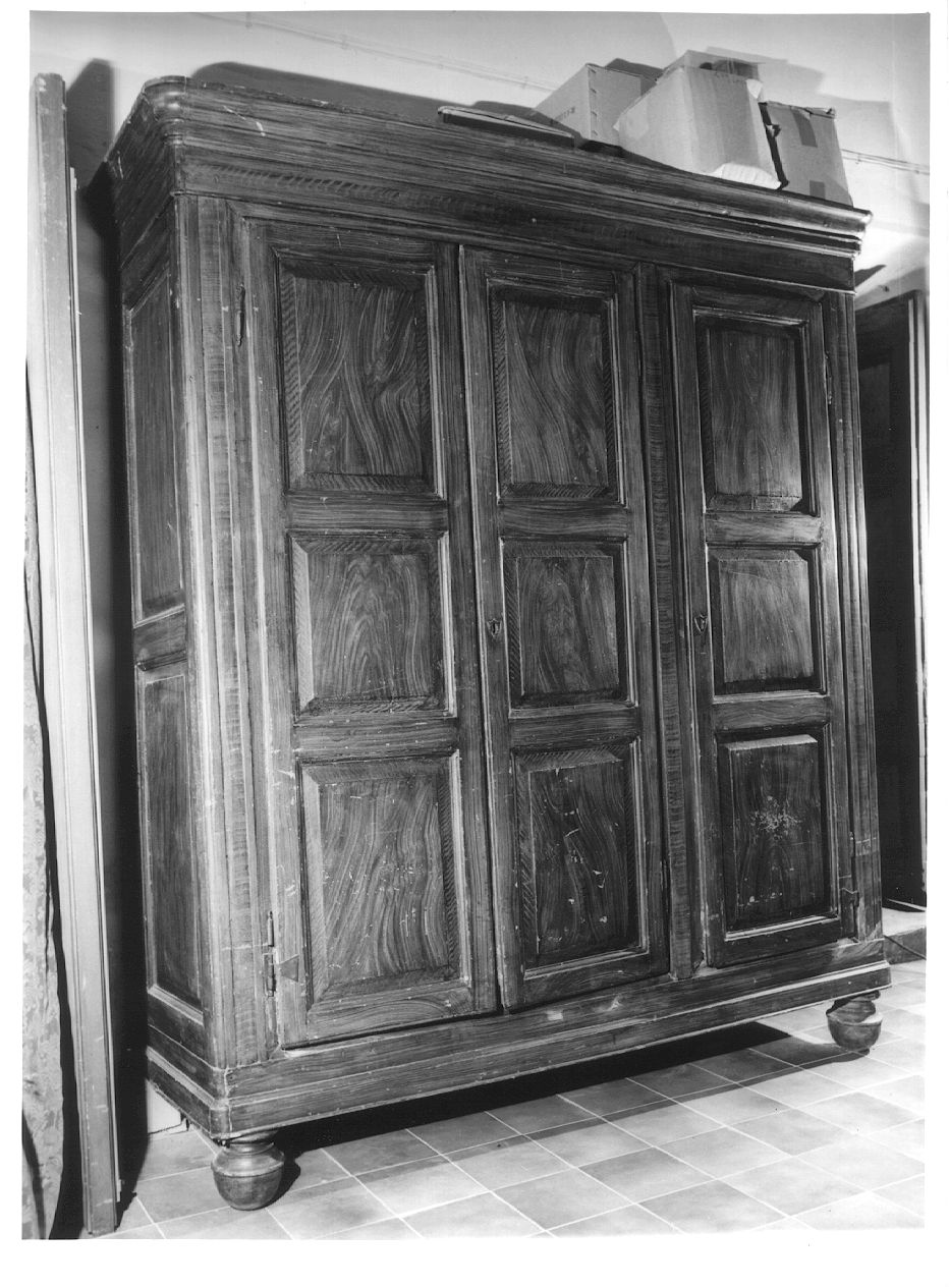 armadio - ambito piacentino (seconda metà sec. XIX)