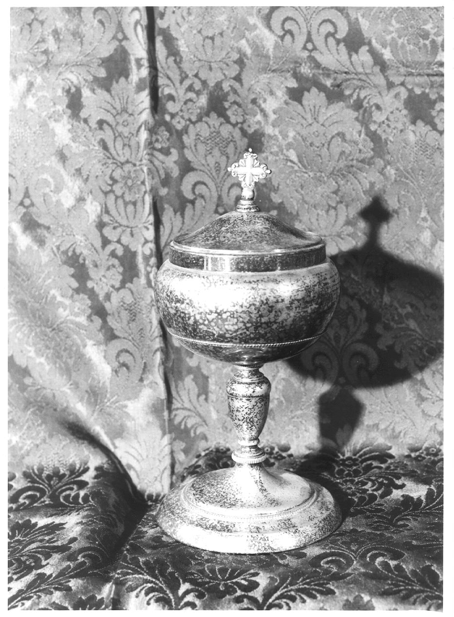 pisside - ambito piacentino (seconda metà sec. XIX)