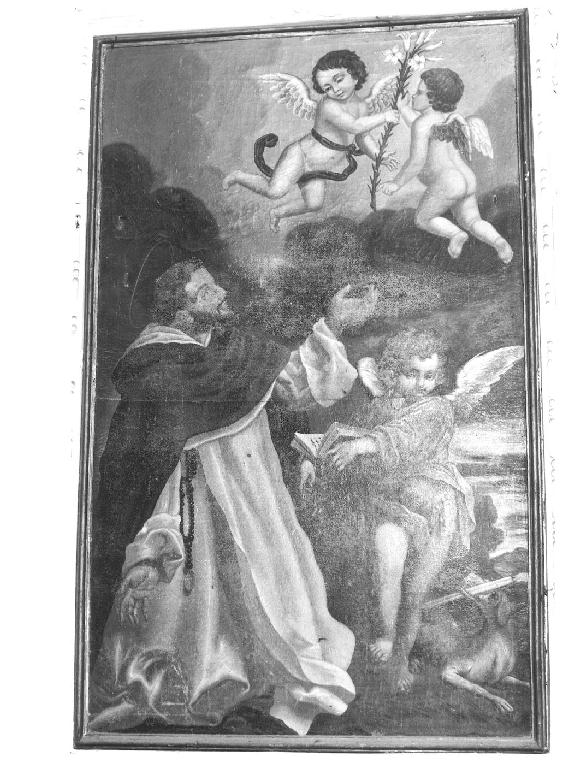 San Domenico in preghiera (dipinto) - ambito parmense-piacentino (primo quarto sec. XVIII)