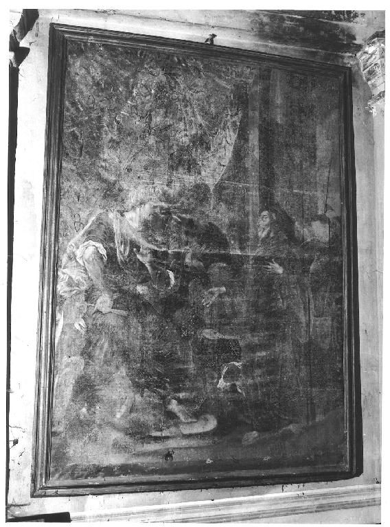 Liberazione del marchese Sforza Pallavicino dai Turchi (dipinto) di Bonisoli Agostino (sec. XVIII)