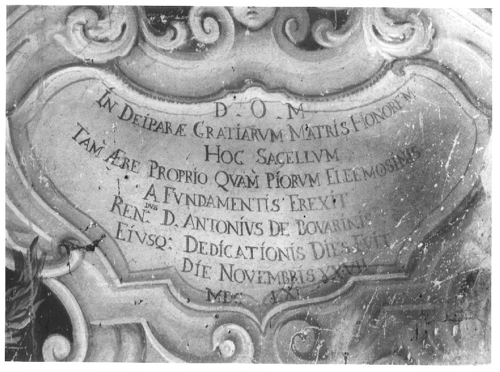 lapide commemorativa di Natali Giuseppe (sec. XVIII)